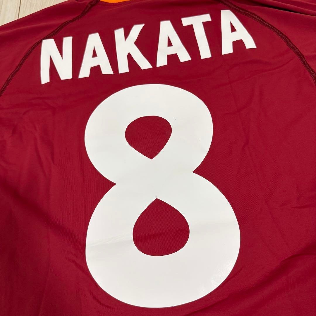 BNWT Nakata #8 2000 2001 AS Roma Official Home Jersey KAPPA