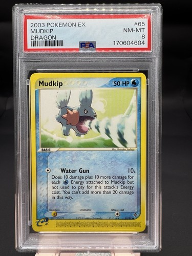 Mudkip graded PSA 8 for sale on eBay