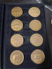 NRA Classic Collector&rsquo;s Series Medallions &ndash;20th Century Military Weapons. 8 Pcs.