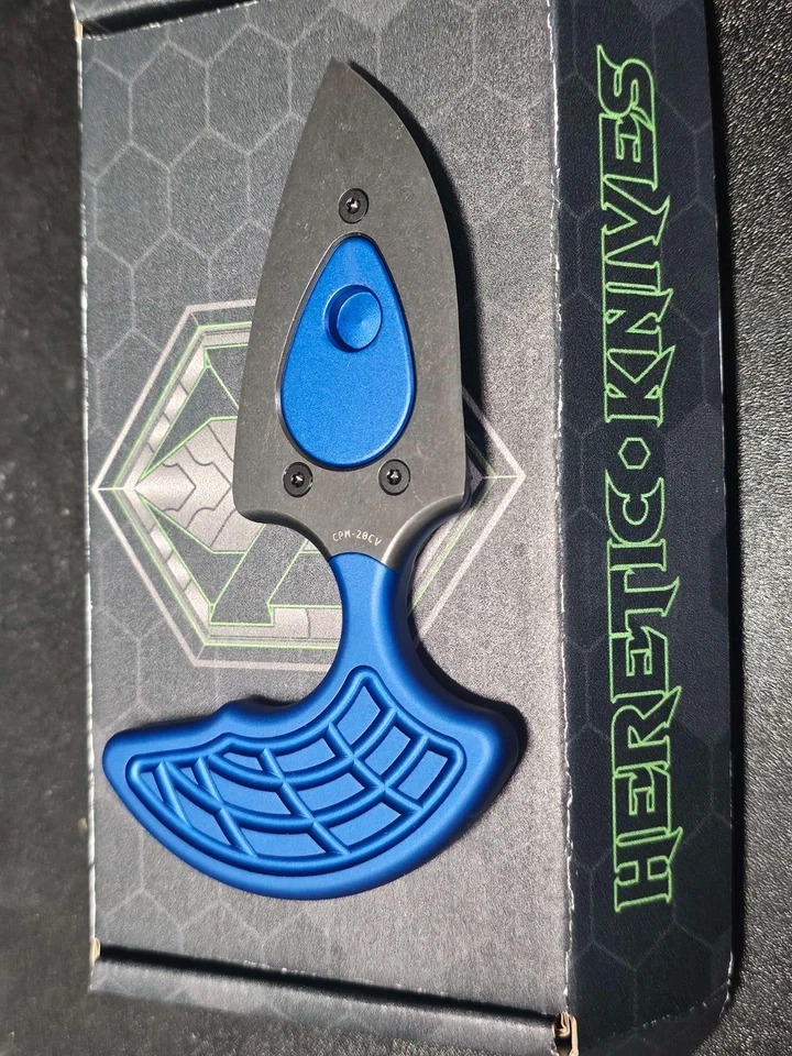 Cuchillo Daga Modular Heretic Knives Sleight Azul Foto 4 de 4