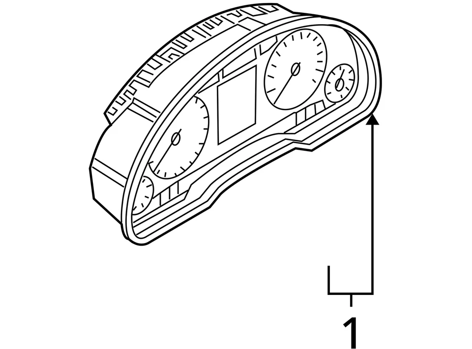 Medidores de painel de instrumentos velocímetro 2006-2008 Audi A4 Quattro UTSTE - Imagem 4 de 4