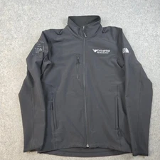 The North Face Windwall Tech Stretch Jacket Mens Small Black Softshell Zip Gorp