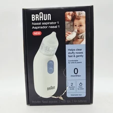 Braun Electric Nasal Aspirator - Mucus Remover, Blocked Nose Relief New Sealed