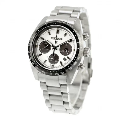 SEIKO Prospex SPEEDTIMER SBDL125 Weiß Solar Chronograph Herrenuhr Neu in Box - Bild 1 von 4