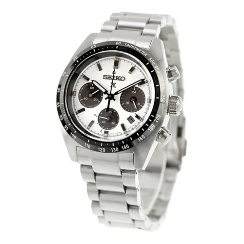 SEIKO Prospex SPEEDTIMER SBDL125 White Solar Chronograph Men's Watch
