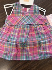 Chaps Z Plaid Sundress Pink White Size 3 Months Baby Girl