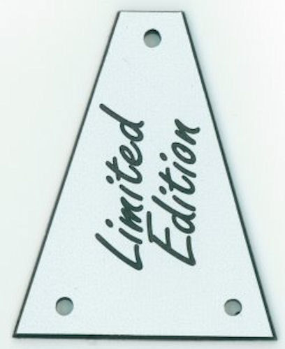 GUITAR TRUSS ROD COVER - Custom Engraved - Fits JACKSON - LIMITED EDITION WHITE - Picture 1 of 2