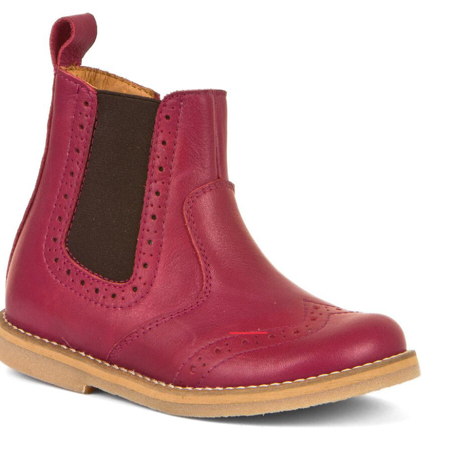 Botas Froddo Niñas Cuero Chelsea en Vino (G3160142-9) Nueva Temporada