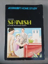 Acornsoft Home Study Linkword Spanish for BBC Model B Cassette Tape Software