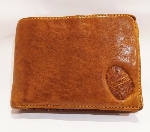 portafoglio uomo vintage pelle stone wash moda quadro giovane fashion | eBay