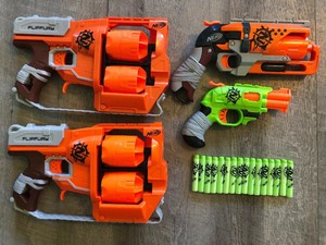pistola nerf flipfury