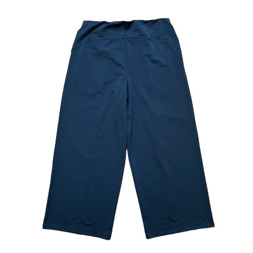 OLD NAVY High Waisted PowerSoft Wide Leg Pull On Pants in Navy Blue WOMEN'S XXL - Picture 6 of 9