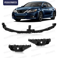 For 2016-2018 Nissan Altima Sedan Front Bumper Retainer Brackets 3PCS 622409HS0A