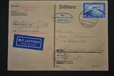1928 Graf Zeppelin First Transatlantic Flight to USA With C36 Sieger 21A