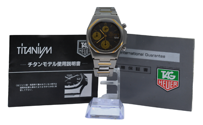 TAGOMARU商品です Rare Men's Vintage Tag Heuer Titanium 2000 Series Chronograph