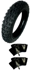 1) TIRE AND 2) TUBES 2.50-10 2.50X10 STRAIGHT FOR HONDA AERO50 AERO-50 AERO 50CC