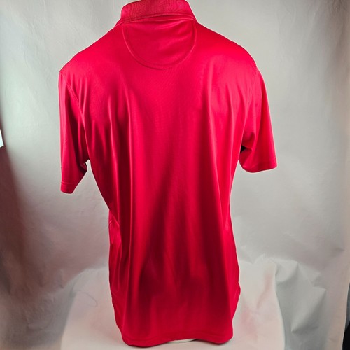 Chicago Blackhawks Camicia Uomo Grande Rosso Nero NHL Polo Casual Hockey Performance - Foto 5 di 7