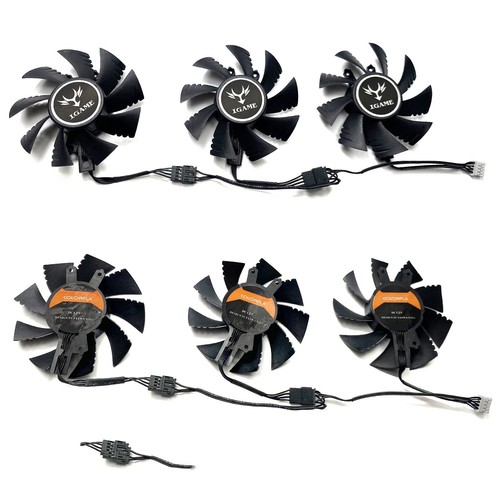 Ventilateur Refroidissement Carte Graphique pour Pièces Ventilateur Refroidisseur COLORE P106 GTX1060 1070 1080U - Photo 5/15