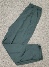 Vintage 90s/Y2K Nike White Tag Trackpants Women's Size Medium 8-10 Green EUC