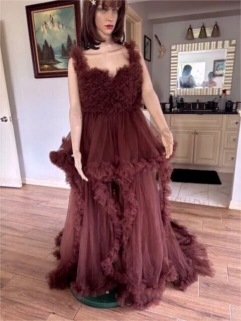 tulle brown dress Isa Dress (cedar tulle) 8Y main image 0