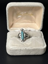 Vintage southwestern sterling silver handcrafted ring size5.5