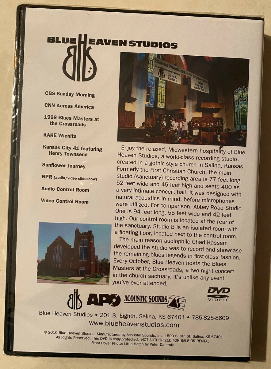 BLUE HEAVEN STUDIOS documentary HENRY TOWNSEND Blues Masters SEALED DVD