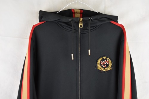 Glorious Gansta Mens Zip Up Hooded Sweatshirt Jumper Black Size S - 第 2/8 張圖片