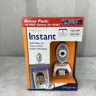 Creative labs Webcam Instant VF0040WM New in the box