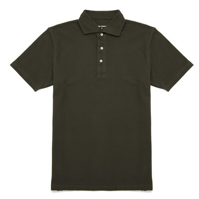 Spier Mackay Green Short Sleeve Shirt Collar Polo - XS extra small