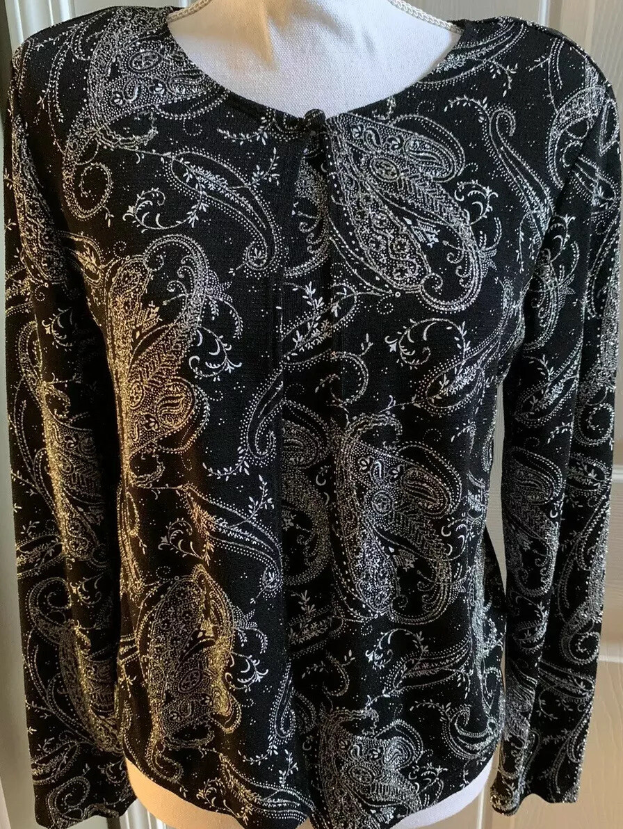 Ensemble 2 Pièces Dressbarn Noir Taille S - Cardigan Avec Poches + Débardeur