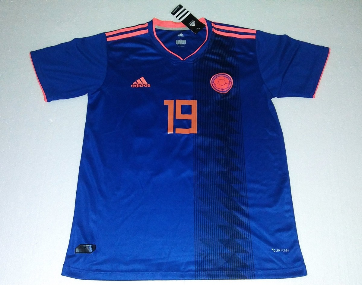 2018 SELECCION COLOMBIA Replica S M L #19 WORLD CUP JERSEY JAMES