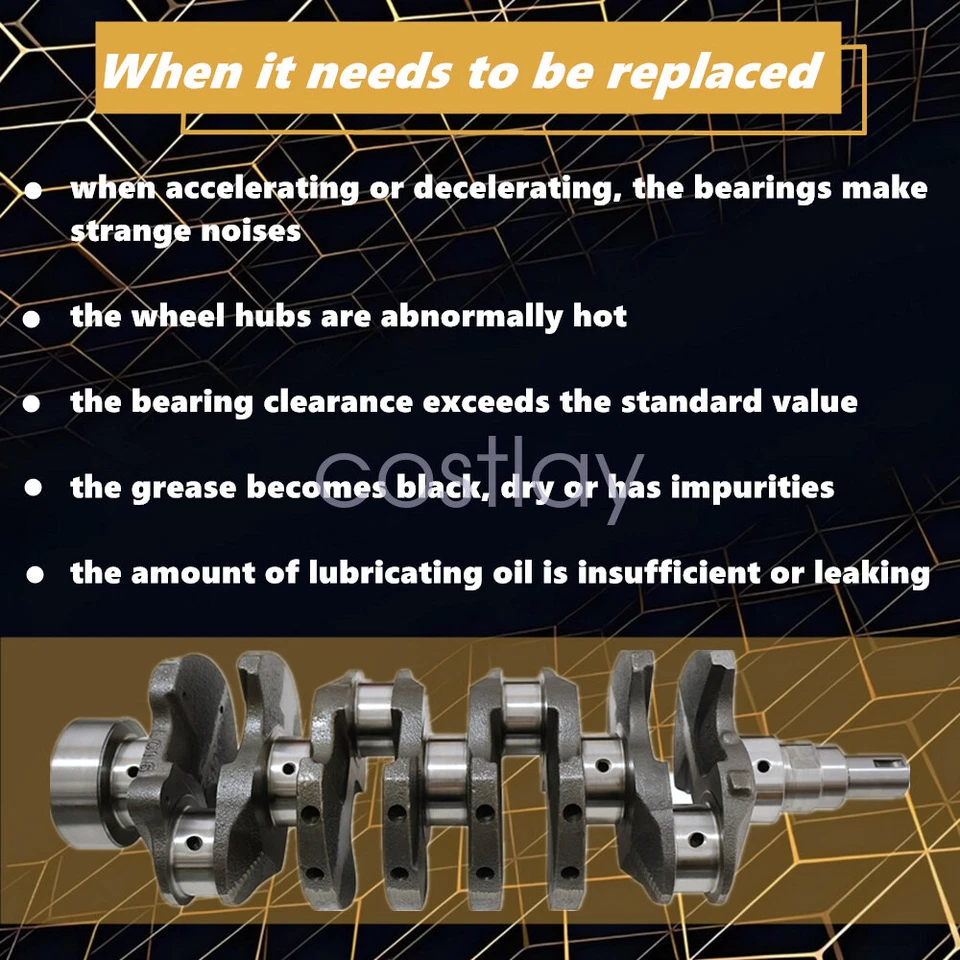 Cigüeñal motor nuevo 23111-261001 para Hyundai Accent Kia Rio 2001-2011 1,6 L Foto 4 de 4