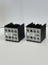 SIEMENS *LOT OF 2* - 3RH1911-1GA04 - AUXILIARY CONTACTS