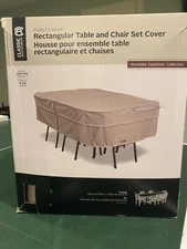 Classic Accessories XL Montlake rectangular table and chair cover