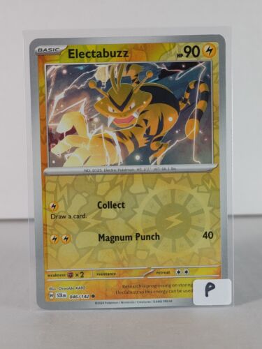 Electabuzz - Corona Estelar - 046/142 - Individuales - Juego de cartas coleccionables Pokémon - Holograma inverso - C - Imagen 7 de 11