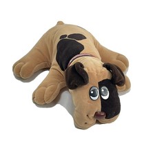 Vintage Pound Puppies Rumple Skins Plush 19" Brown Tan Tonka Puppy Dog 1985 80s