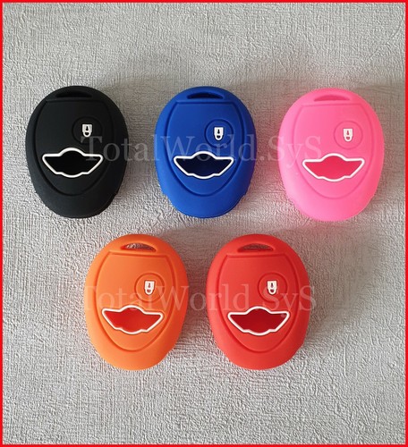 Funda protectora con llavero de silicona de 2 botones para BMW Mini Cooper R50 R53 - Imagen 2 de 7