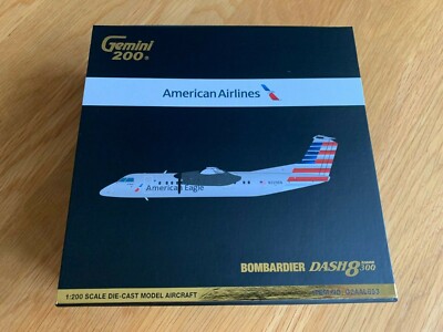 American Eagle Piemont Air Dash 8-300 Gemini Jets Modell 1:200 G2AAL853 N329EN