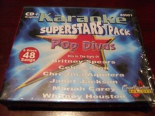 CHARTBUSTER KARAOKE BOX SET 85001 POP DIVAS 8 CD G 48 TRACKS