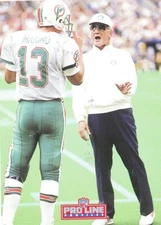 1992 PRO-LINE PROFILES Don Shula DOLPHINS HOF Dan Marino Pitt PANTHERS