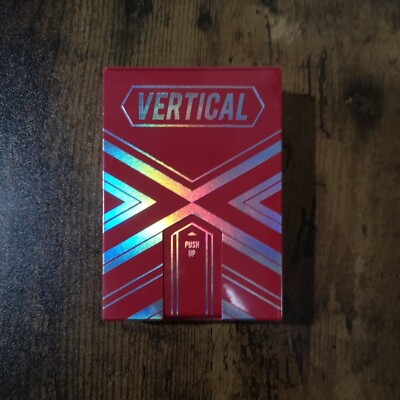 Vertical Red Standard Edition Playing Cards New & Sealed ARK Limited Deck