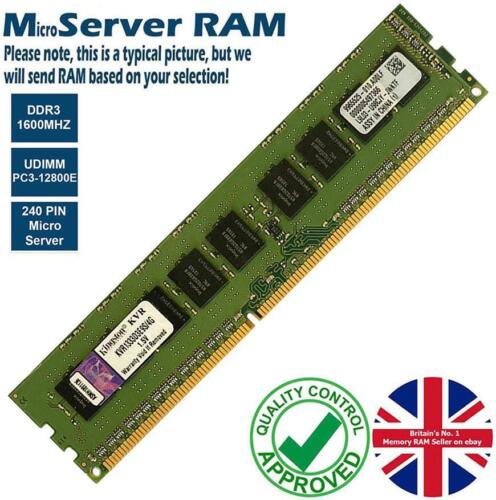 8GB 16GB MEMORY RAM SERVER PC3 12800E DDR3 1600MHz 240P 1.35V ECC UNBUFFERED Lot - Picture 2 of 8