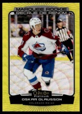 Oskar Olausson RC Rookie Marquee Neon Yellow Surge 2022-23 O-Pee-Chee Platinum