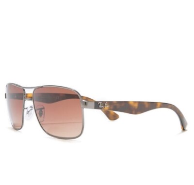 Ray-Ban 59mm Navigator Sunglasses in Gunmetal/Tortoise NWT | eBay