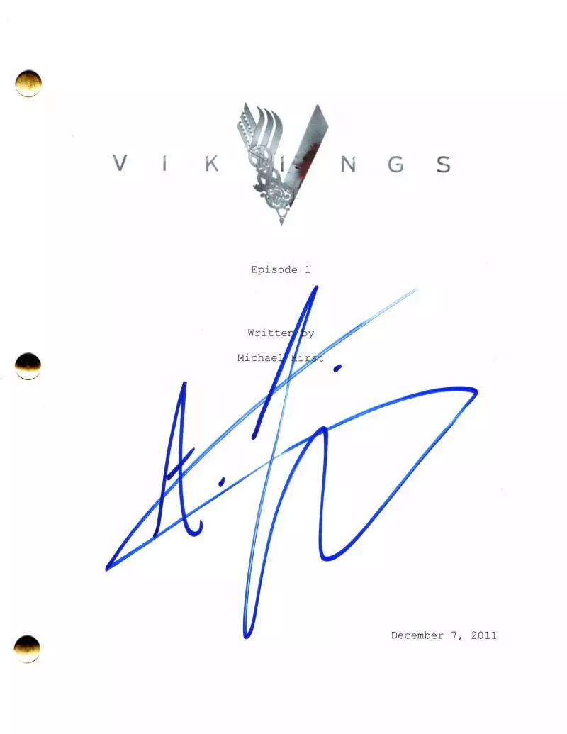 ALEXANDER LUDWIG Vikings' Bjorn Lothbrok - SIGNED