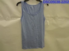 Small Stain On Strap:GAP Womens Large and Tall Blue Modern Tank Top 500080618176