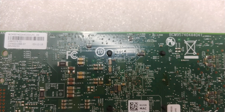 Dell 04GMN7 4GMN7 Broadcom 57404 25GBe 10GBe SFP28 Dual Port Network Adapter PCI - Image 4 of 4