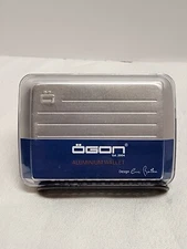 Ögon Stockholm V2 Aluminium Wallet Card Holder RFID Protection Sliver New
