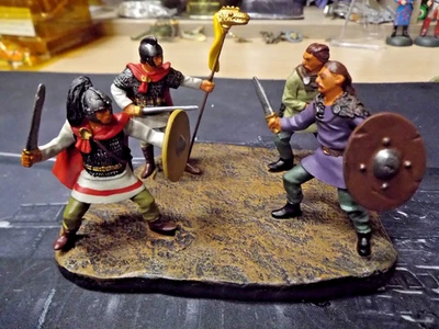 Rare: Diorama Hobby & Work " Les Romains contre les Barbares "- SPQR - Légions - Photo 1/4