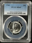 1944  25C Washington Quarter Dollar PCGS MS65   80476006